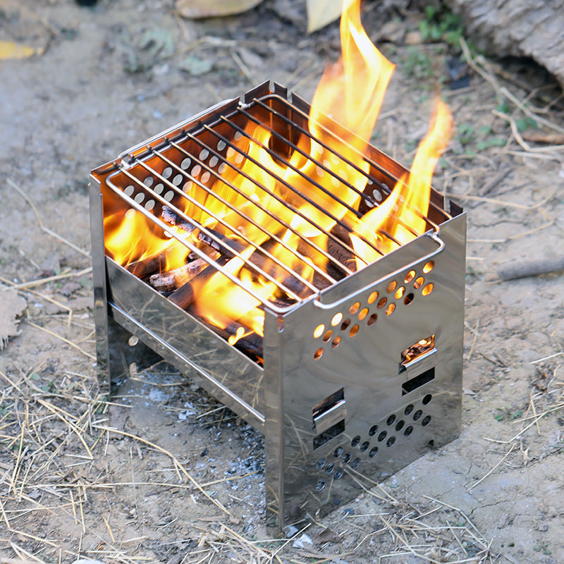 Unleash Your Inner Chef with the Portable Camping Dual-use Outdoor Barbecue Grill